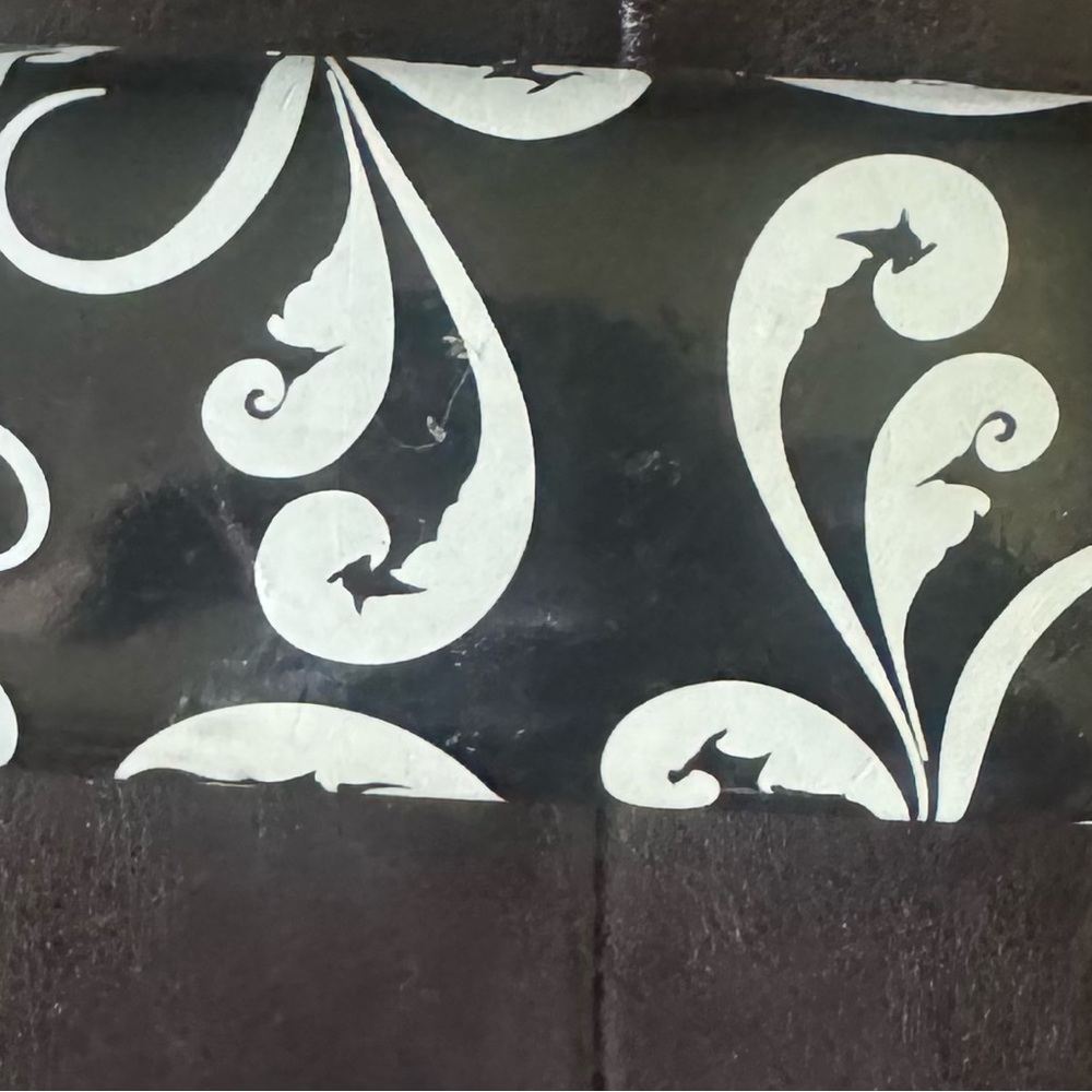 Elegant Black and White eyeglass case